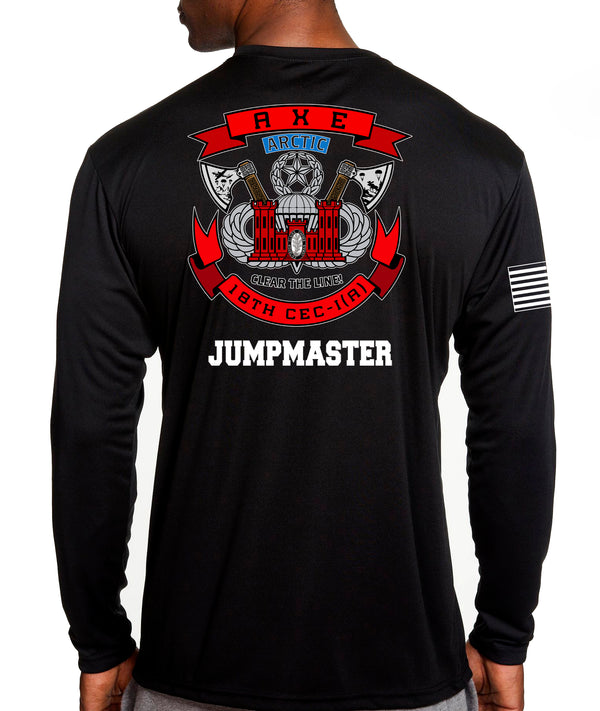 Jumpmaster Long Sleeve Performance PT Shirt. This shirt IS approved for PT.