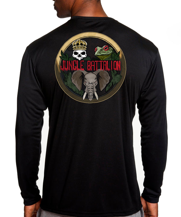 Jungle Back Long Sleeve Performance PT Shirt. This shirt IS approved for PT.