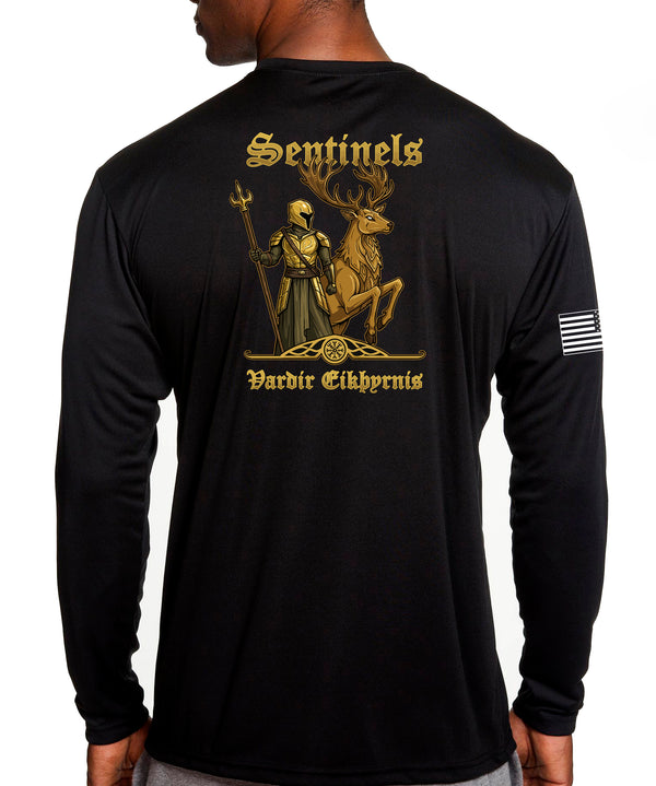 Sentinels Long Sleeve Performance PT Shirt. This shirt IS approved for PT.
