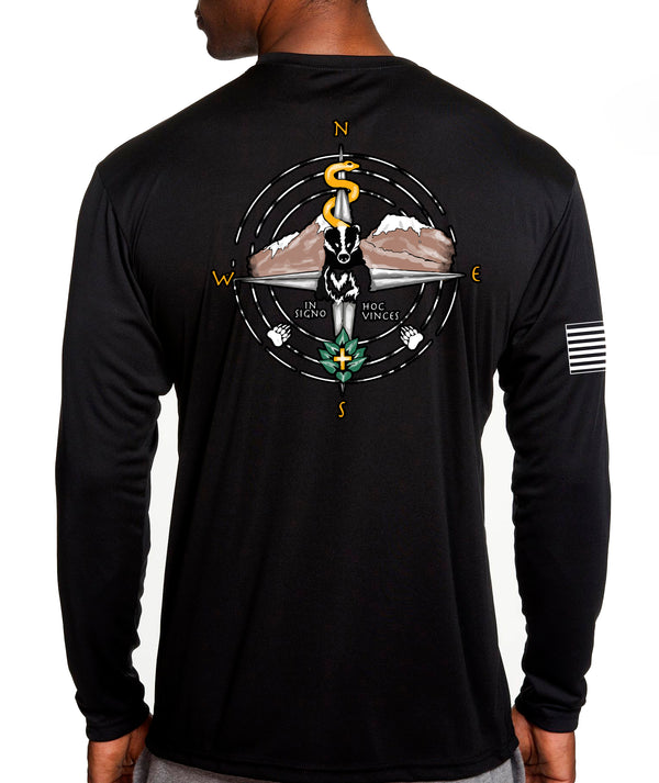 Long Sleeve Performance PT Shirt. This shirt IS approved for PT.