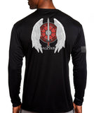 Long Sleeve Performance PT Shirt. This shirt IS approved for PT.