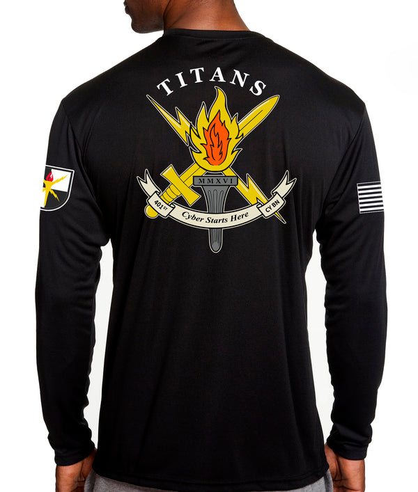 Long Sleeve Performance PT Shirt. This shirt IS approved for PT.