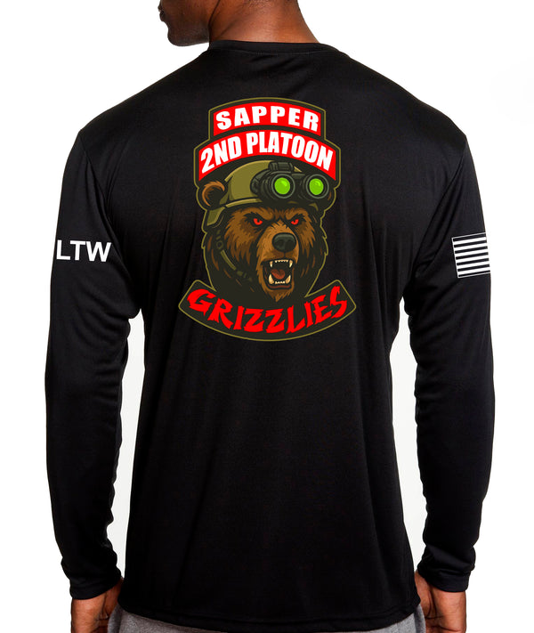 Long Sleeve Performance PT Shirt. This shirt IS approved for PT.