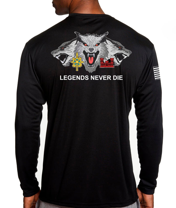 Long Sleeve Performance PT Shirt. This shirt IS approved for PT.