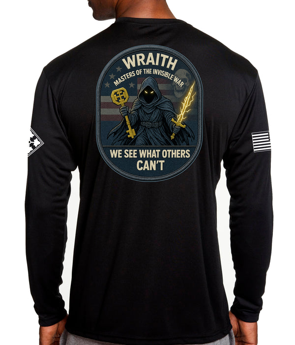 Wraith Long Sleeve Performance PT Shirt. This shirt IS approved for PT.