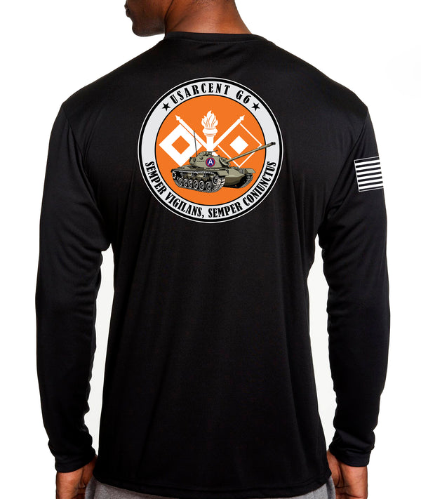 Long Sleeve Performance PT Shirt. This shirt IS approved for PT.