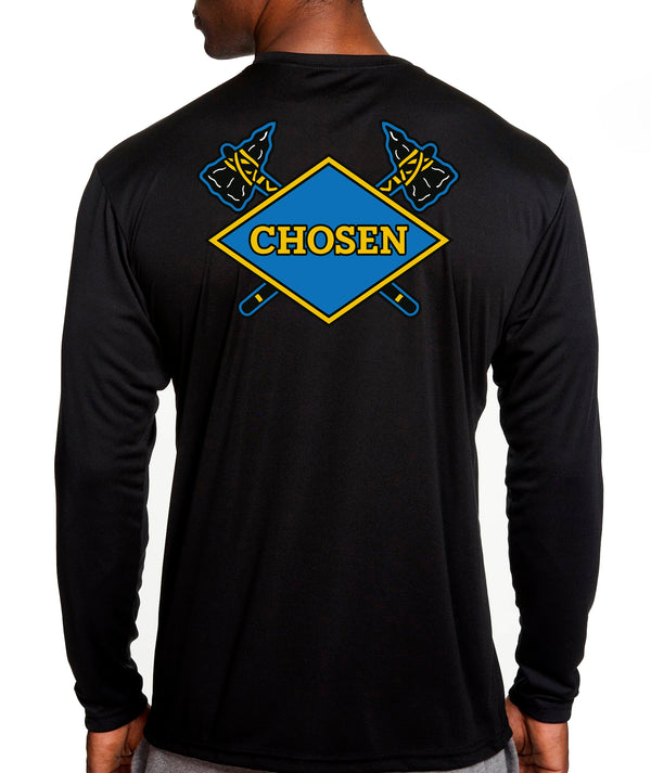 Chosen Lethal Gear Long Sleeve Performance Unisex Shirt. This shirt IS approved for PT