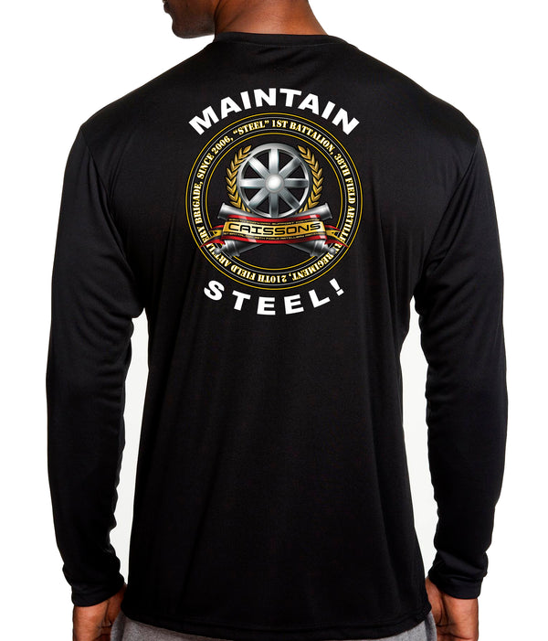 Long Sleeve Performance PT Shirt. This shirt IS approved for PT.