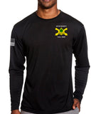 Long Sleeve Performance PT Shirt. This shirt IS approved for PT.