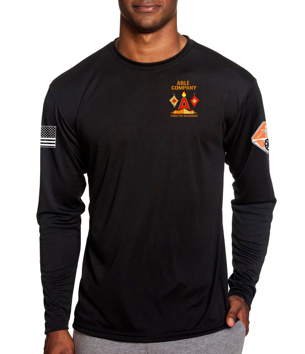 Long Sleeve Performance PT Shirt. This shirt IS approved for PT.