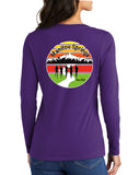 Women's Long Sleeve Ring Spun Cotton V-Neck Shirt. This shirt comes in multiple colors.