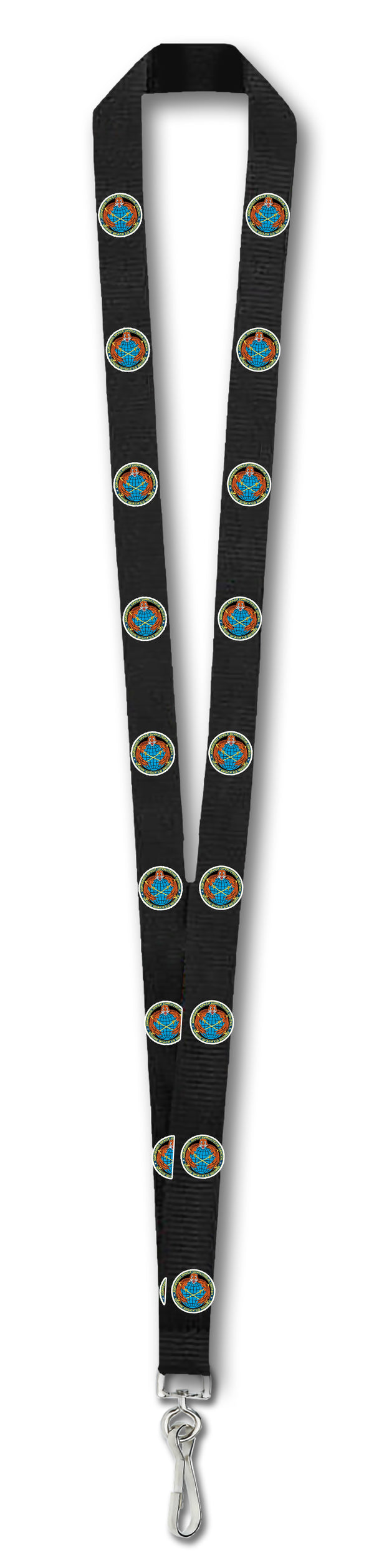 Black Lanyard for ID Badges - 18 x .4.
