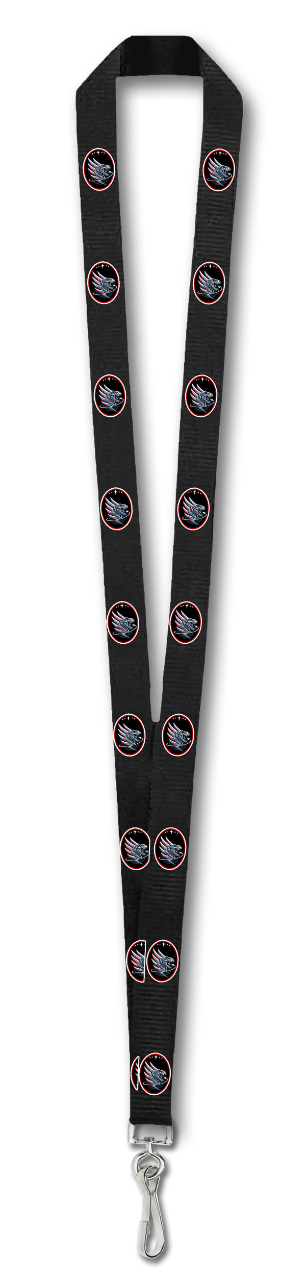 T-REX Black Lanyard for ID Badges - 18 x .4.