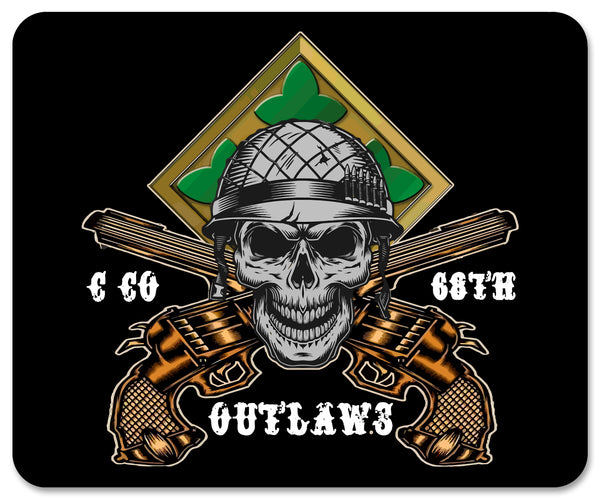 Outlaws Rectangle Mouse Pad, 7.75” x 9.25”.