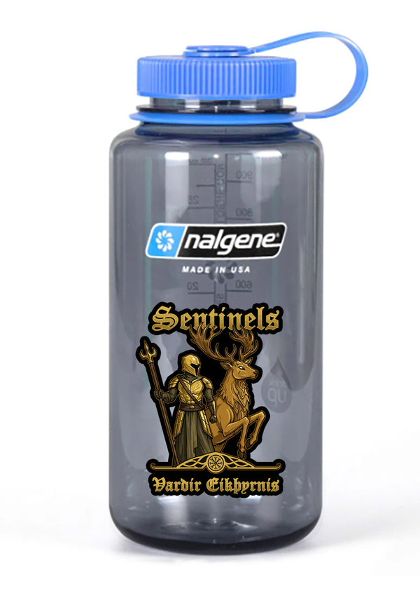 Sentinels 32 oz Nalgene Grey Wide Mouth Water Bottle.