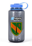 32 oz Nalgene Grey Wide Mouth Water Bottle.