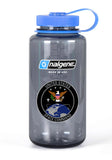 Nalgene Grey Wide Mouth Water Bottle.