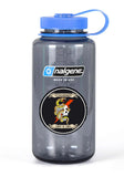 32 oz Nalgene Grey Wide Mouth Water Bottle.