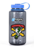 32 oz Nalgene Grey Wide Mouth Water Bottle.