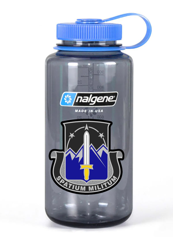 32 oz Nalgene Grey Wide Mouth Water Bottle.