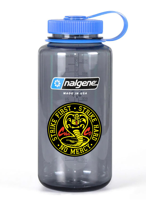 32 oz Nalgene Grey Wide Mouth Water Bottle.