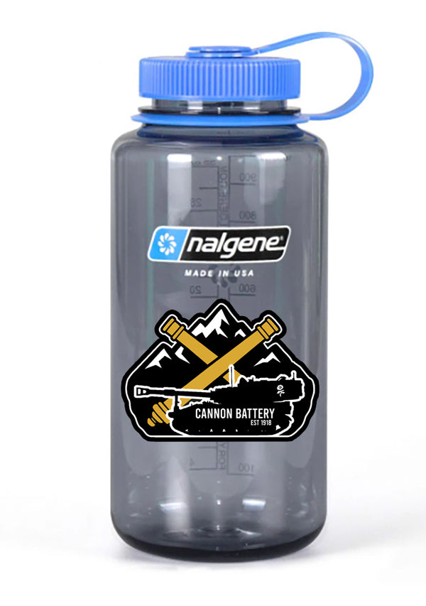 32 oz Nalgene Grey Wide Mouth Water Bottle.