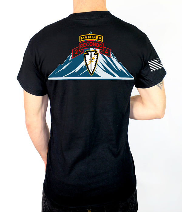 50-50 Blend Black Unisex PT Short Sleeve Shirt. Approved for PT