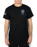 Cadre 50-50 Blend Unisex Black PT Short Sleeve Shirt