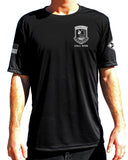 Athletic Performance T-Shirt. White Design. This shirt IS approved for PT