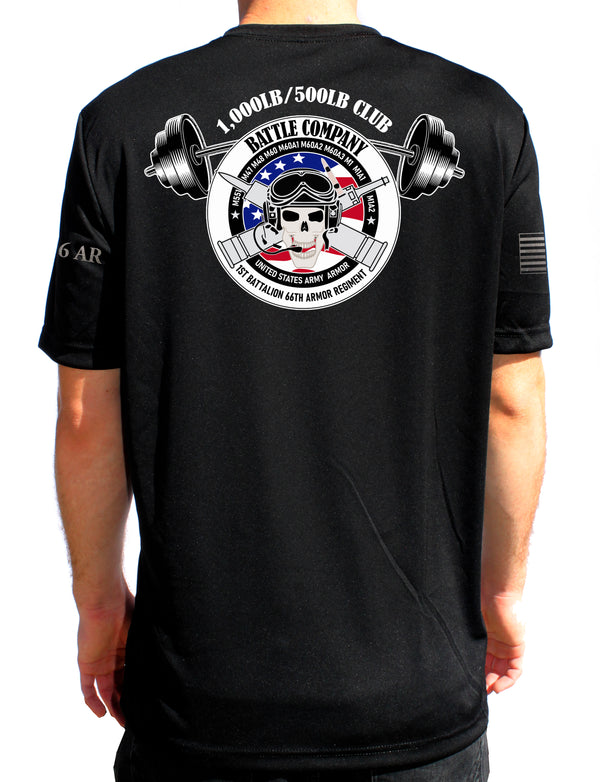Battle 1000# Club Athletic Performance T-Shirt. This shirt IS approved for PT