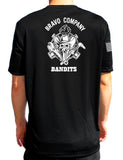 Bandits (White) Short Sleeve Performance Unisex Shirt. This shirt IS approved for PT