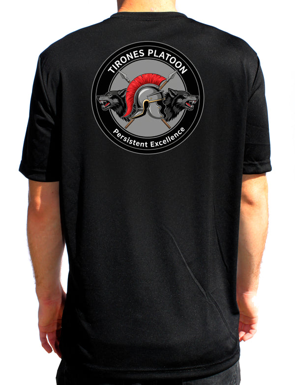 TIRONES PLT Athletic Performance T-Shirt. This shirt IS approved for PT.