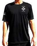 Bandits (Color) Short Sleeve Performance Unisex Shirt. This shirt IS approved for PT