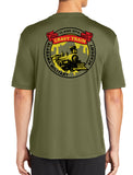 OCS Class OD Green PT Athletic Performance T-Shirt. This shirt IS approved for PT