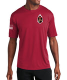 Breacher Red Athletic Performance T-Shirt. This shirt IS approved for PT