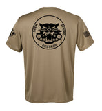 Performance Coyote Tan Closed Mesh Unisex Shirt. This shirt is NOT approved for PT