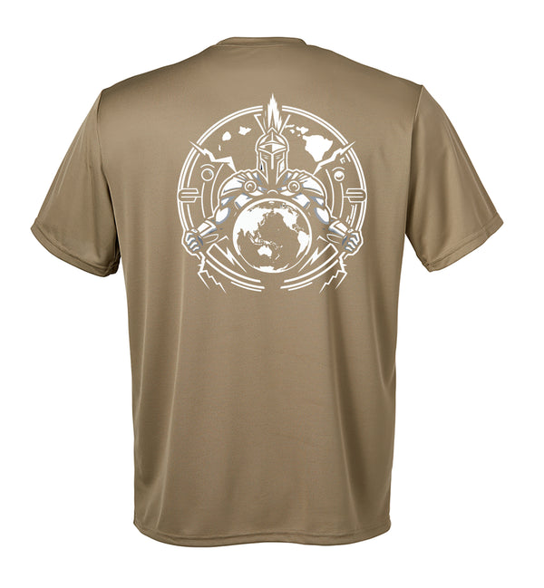 Det HI Performance Coyote Tan Unisex Shirt. This shirt is NOT approved for PT.