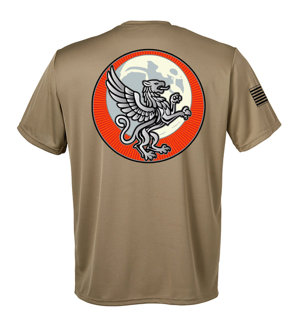 Hyperion Performance Coyote Tan Closed Mesh Unisex Shirt. This shirt is NOT approved for PT