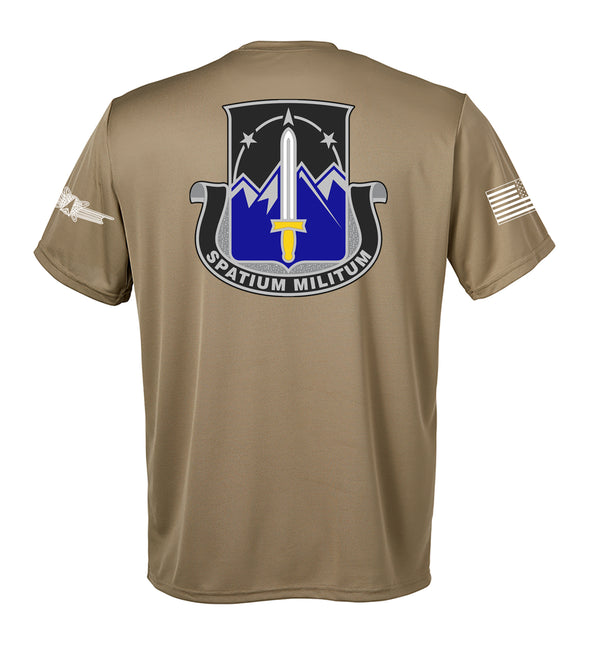 Performance Coyote Tan Closed Mesh Unisex Shirt. This shirt is NOT approved for PT
