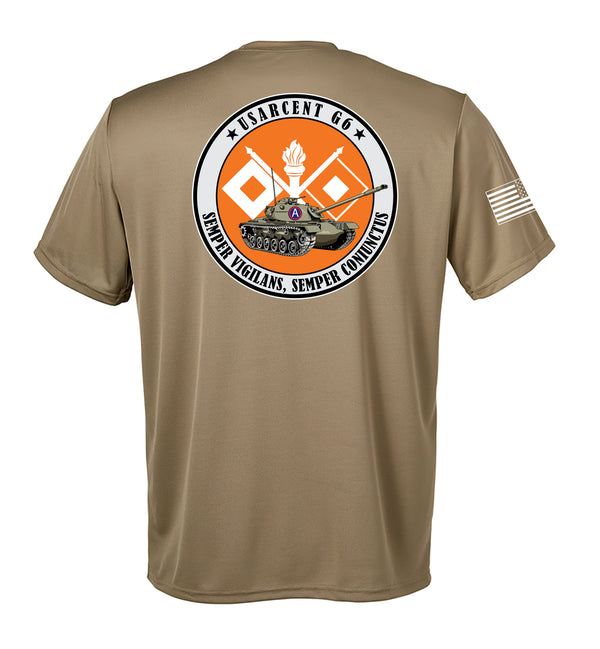 Performance Coyote Tan Closed Mesh Unisex Shirt. This shirt is NOT approved for PT