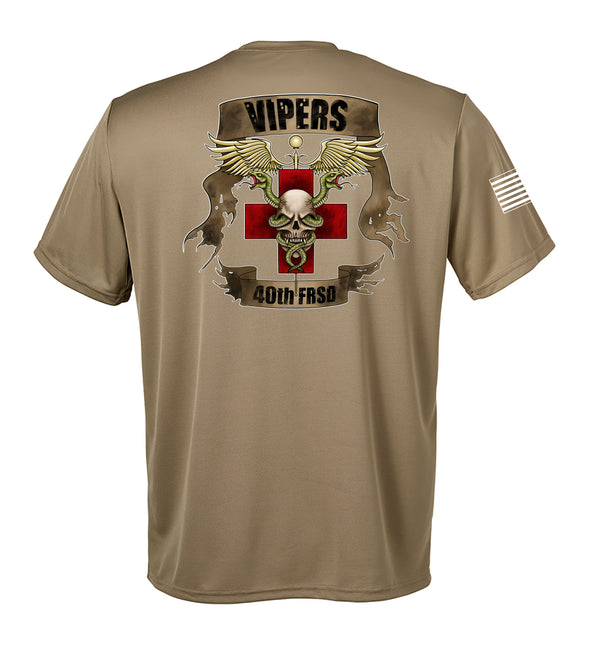 Performance Coyote Tan Closed Mesh Unisex Shirt. This shirt is NOT approved for PT