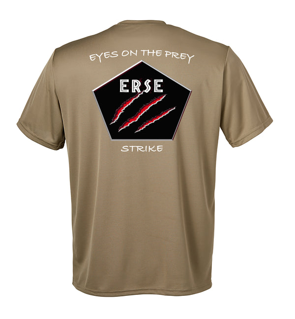 Performance Coyote Tan Closed Mesh Unisex Shirt. This shirt is NOT approved for PT