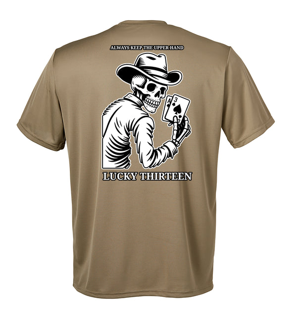 Performance Coyote Tan Closed Mesh Unisex Shirt. This shirt is NOT approved for PT