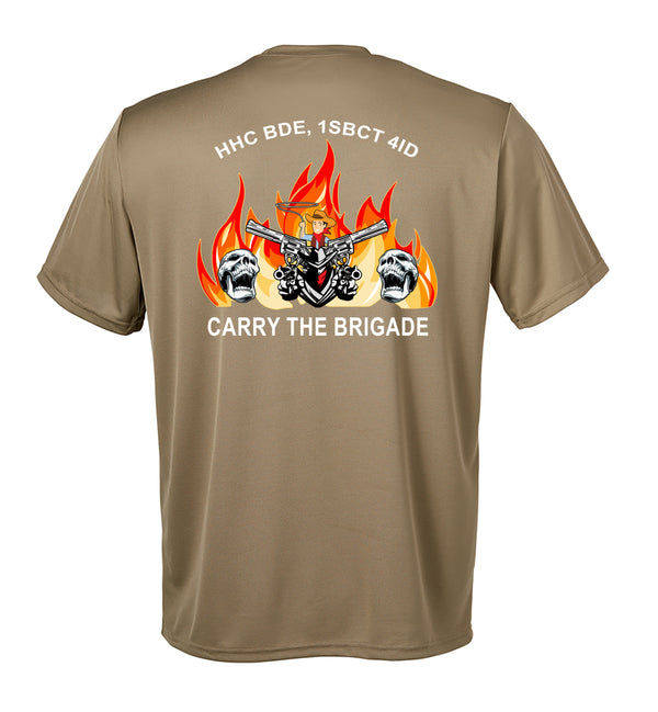 Performance Coyote Tan Unisex Shirt. This shirt is NOT approved for PT