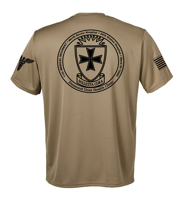 Performance Coyote Tan Closed Mesh Unisex Shirt. This shirt is NOT approved for PT.