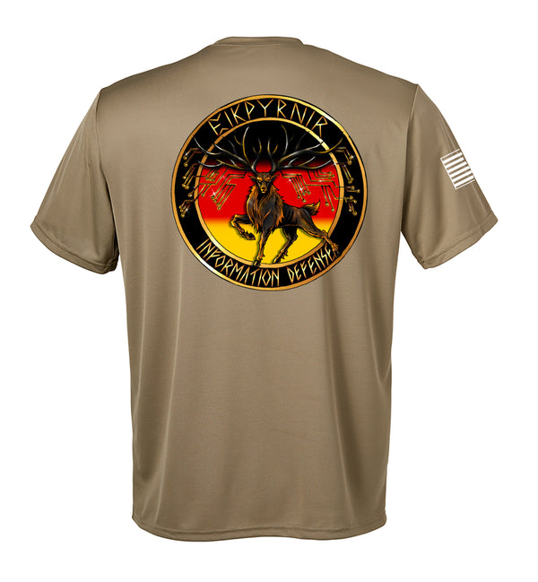 Performance Coyote Tan Closed Mesh Unisex Shirt. This shirt is NOT approved for PT