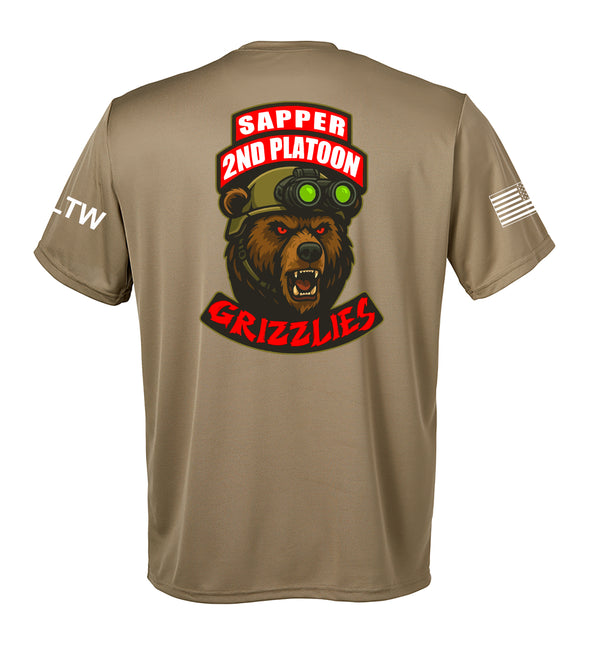 Performance Coyote Tan Closed Mesh Unisex Shirt. This shirt is NOT approved for PT