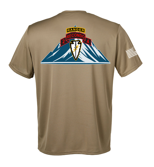 Performance Coyote Tan Closed Mesh Unisex Shirt. This shirt is NOT approved for PT