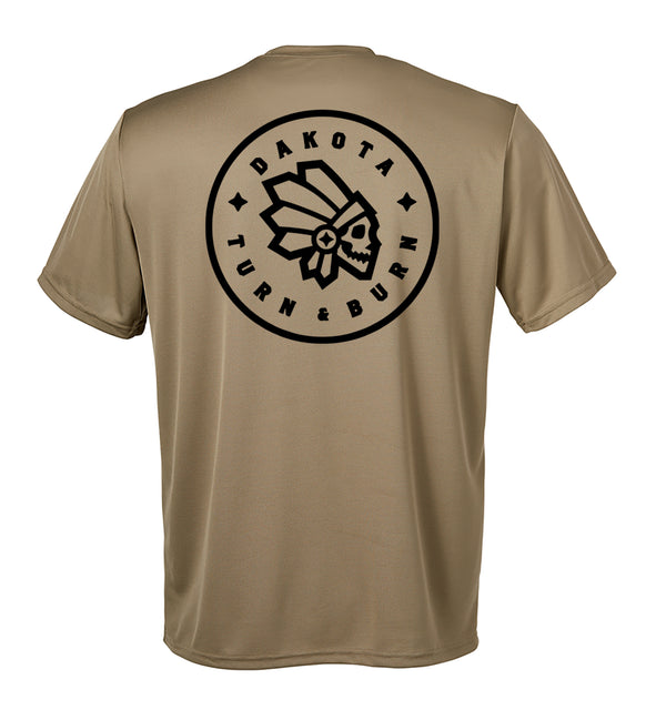 Dakota Performance Coyote Tan Closed Mesh Unisex Shirt. This shirt is NOT approved for PT