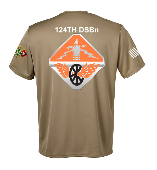 Performance Coyote Tan Closed Mesh Unisex Shirt. This shirt is NOT approved for PT